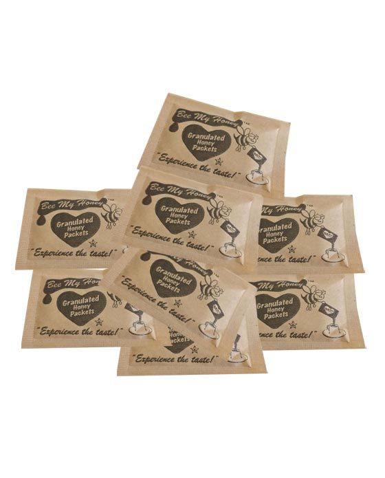Bee My Honey Pure Granulated Honey, 1 Box (300 Packets)