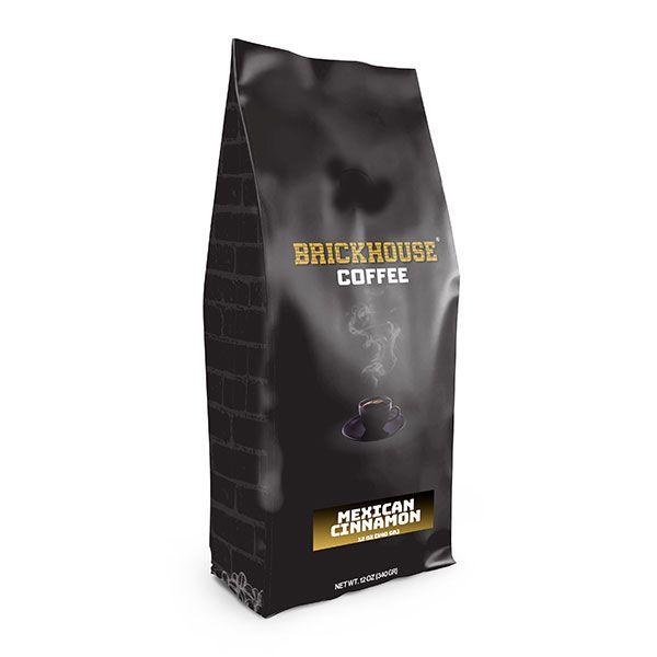 Brickhouse Ground Coffee, Mexican Cinnamon, 6/12oz Bags