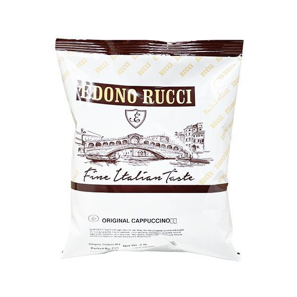 Edono Rucci Original Cappuccino Mix, 4 Bags ( 2 Lbs Each)