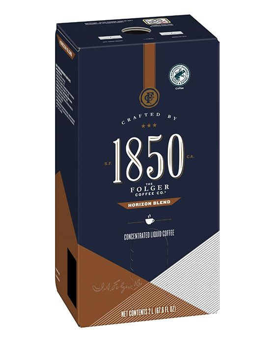 Folgers 2 Liter 1850 Horizon Blend (Replaces Dark Roast) (Twelve)
