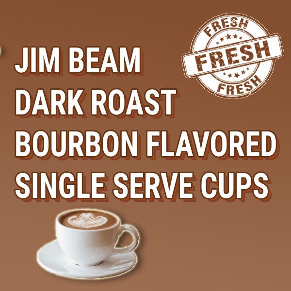 Jim Beam Dark Roast Bourbon Flavored Single Serve Cups, 36 Cups