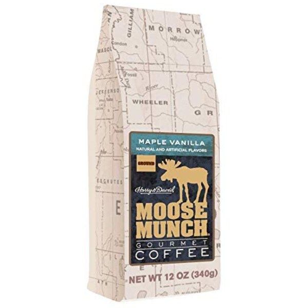 Harry & David Maple Vanilla Moose Munch Gourmet Coffee, 12 Oz