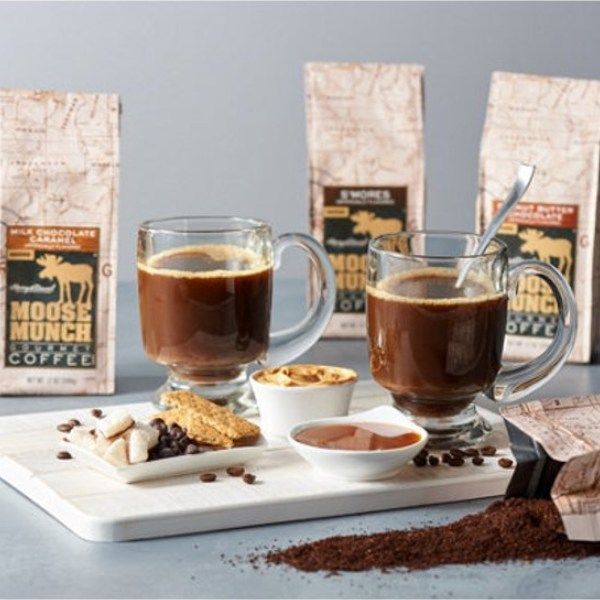 Harry & David Maple Vanilla Moose Munch Gourmet Coffee 3 Bags
