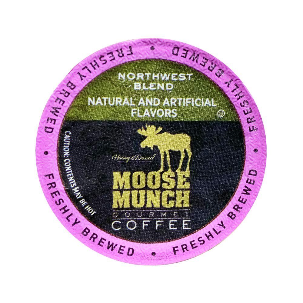 Moose Munch Northwest Blend Coffee Single Serve Coffee By Harry & David, 4/18 Count