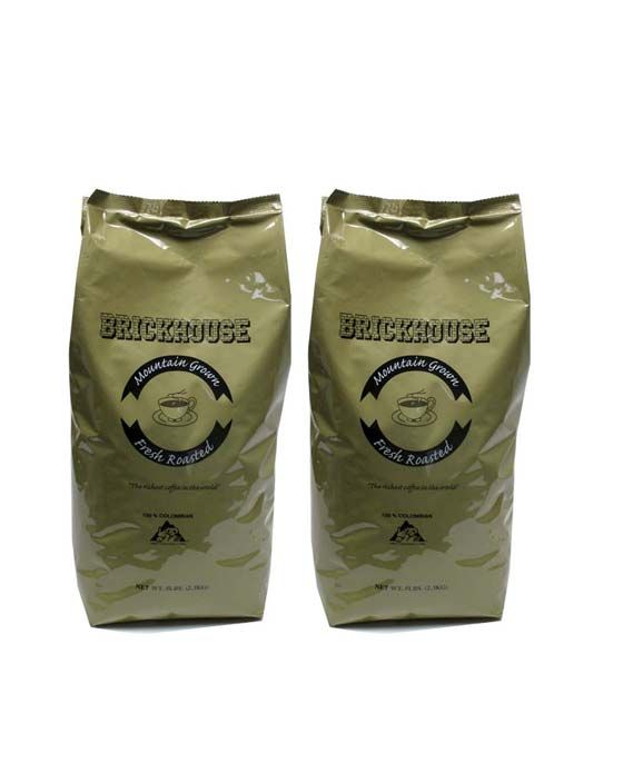  Brickhouse 100% Colombian Bean, 2/5 Lb Bags
