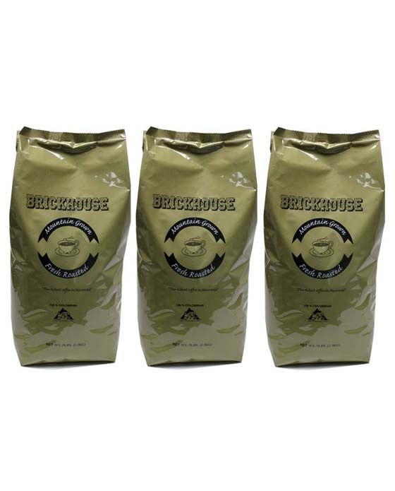  Brickhouse 100% Colombian Bean, 3/5 Lb Bags