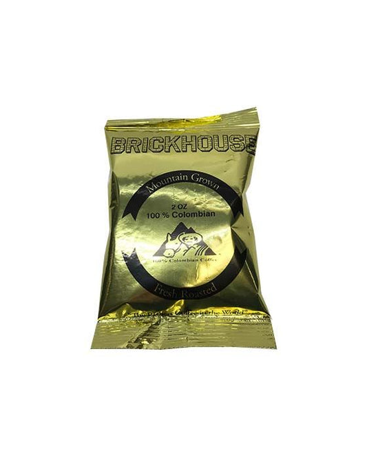  Brickhouse 100% Colombian Ground Coffee, 40/2 Oz Bags