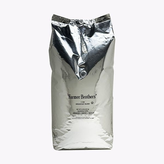  Farmer Brothers Breakfast Blend (Replaces 1272) Whole Bean Coffee, 5lb Bag