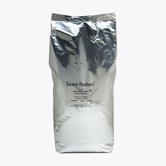  Farmer Brothers Signature Arabica (Replaces 1395) Ground Coffee, 5lb Bag