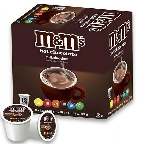 M&M's Milk Chocolate Hot Chocolate, 72 Single Serve Cups