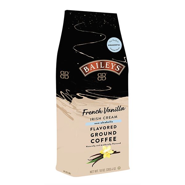 Baileys Bailey's, French Vanilla Irish Cream, Flavored Ground Coffee, 6 Bags (10oz Each)