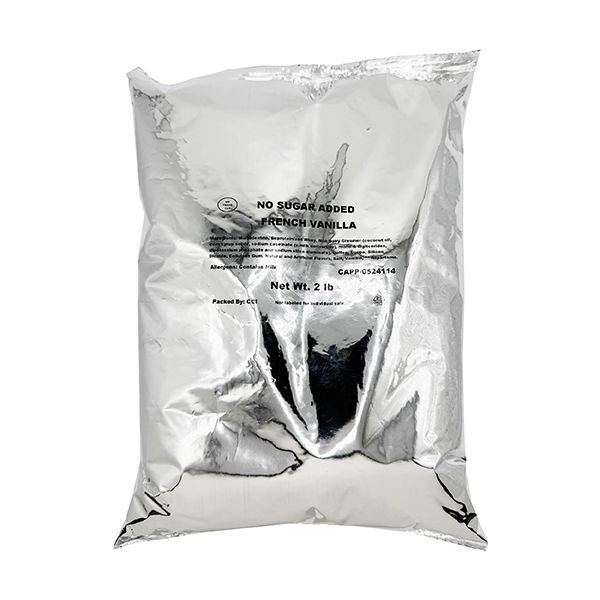  Brickhouse French Vanilla No Sugar Added Powdered Cappuccino Mix, 2lb Bag – Rich, Creamy, And Sugar-Free