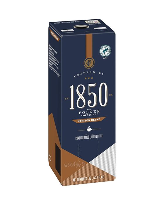  Folgers 1.25 Liter 1850 Horizon Blend (Replaces Dark Roast) (Eighteen Boxes)