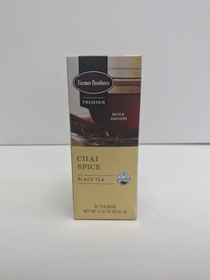  Farmer Brothers Premium: Chai Spice Hot Tea, 2/25 Ct Tea Boxes