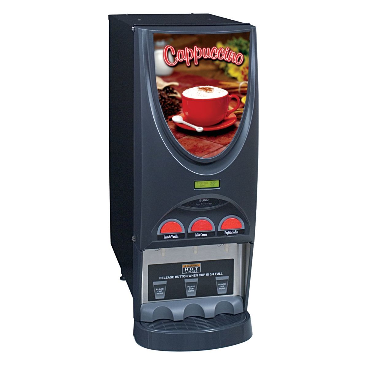 BUNN® Bunn 36900.0000 IMIX-3 Cappuccino / Espresso Machine Hot Beverage Dispenser With 3 Hoppers