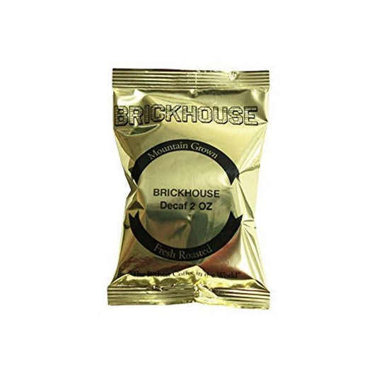  Brickhouse Coffee, Decaf Ground Coffee, 40/2 Oz Bags