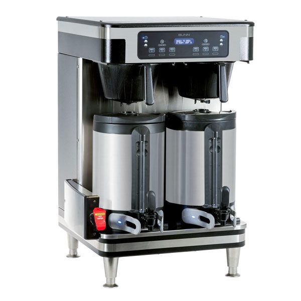 BUNN® Bunn 51200.0101 ICB Infusion Series Twin Soft Heat Coffee Brewer, 120/240V , Black/Stainless