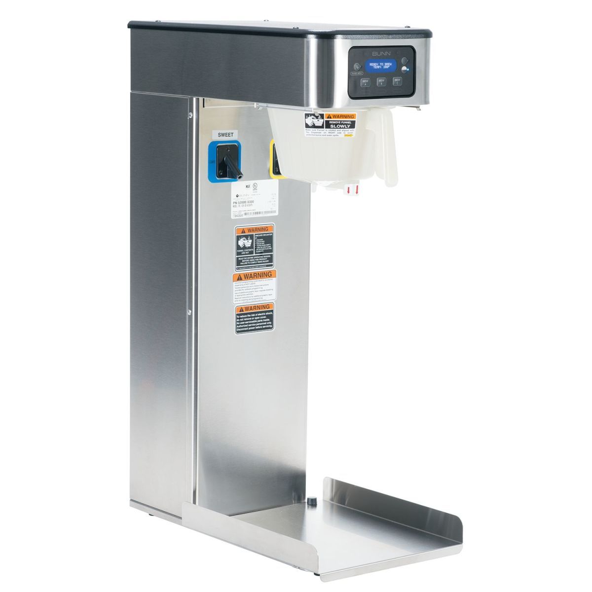 BUNN® Bunn 52000.0301 ITB Infusion Dual Dilution Single Tea Brewer - 120V