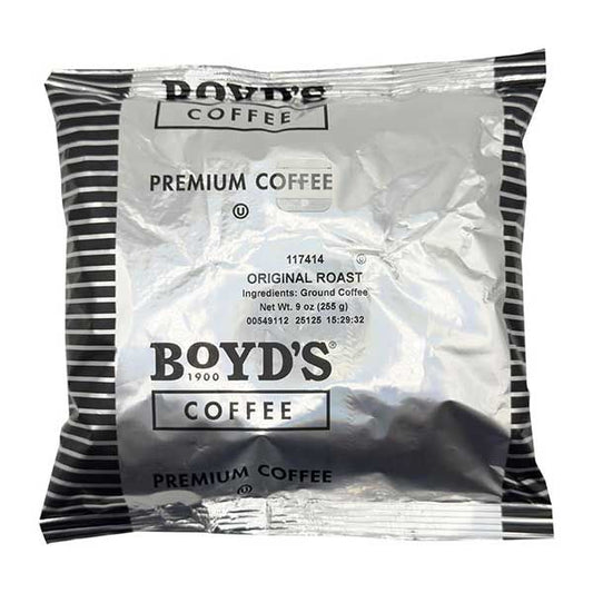  Boyd's Original Roast Ground Coffee, Light Roast, 9 Oz – Smooth & Mellow