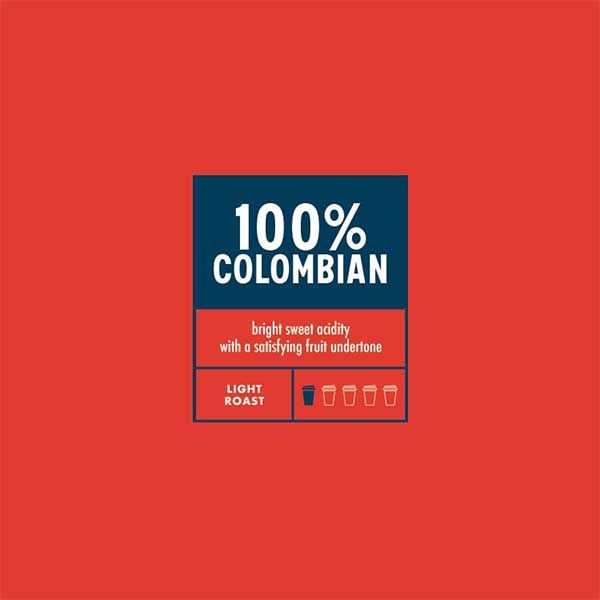  Boyd's 100% Colombian Ground Coffee, Light Roast, 5 Pack – 2.5 Oz Portions