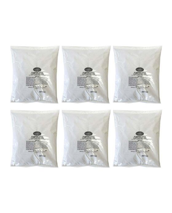  Farmer Brothers Cappuccino Mix Pumpkin Spice 6 Bags (2 Lbs Each)