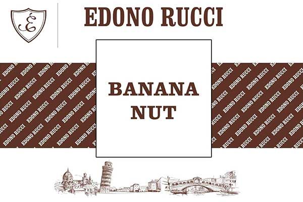  Edono Rucci Banana Nut Powdered Cappuccino Mix, 2 Bags( 2 Lbs Each)