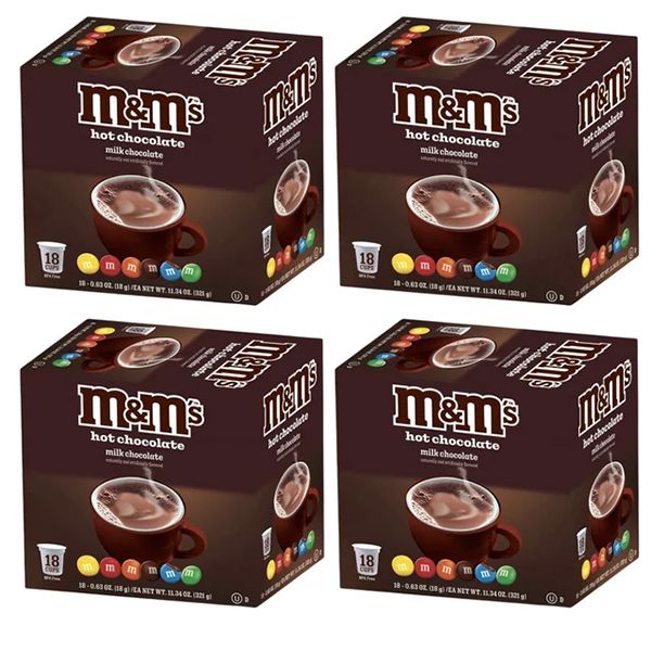  M&M's Milk Chocolate Hot Chocolate, 72 Single Serve Cups