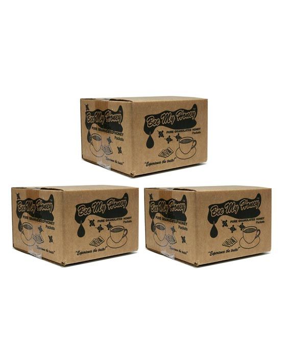  Bee My Honey Pure Granulated Honey, 3 Boxes (300 Packets Ea.)