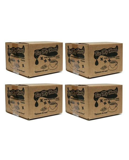  Bee My Honey Pure Granulated Honey, 4 Boxes (300 Packets Ea.)