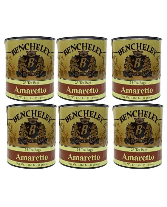  Bencheley Tea Bags, 6/25 Ct Amaretto Tea