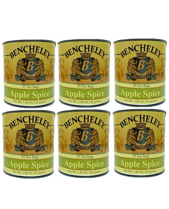  Bencheley Tea Bags, 6/25 Ct Apple Spice Tea