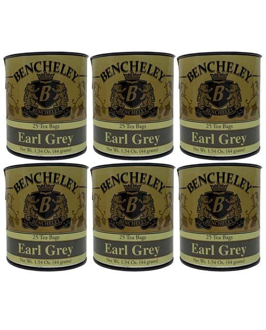  Bencheley Tea Bags, 6/25 Ct Earl Grey Tea