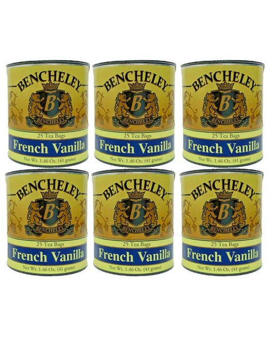  Bencheley Tea Bags, 6/25 Ct French Vanilla Tea