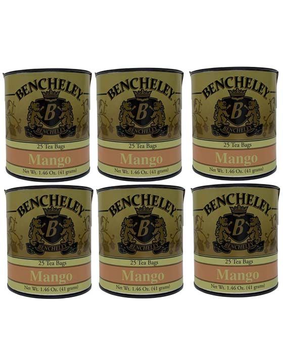  Bencheley Tea Bags, 6/25 Ct Mango Tea