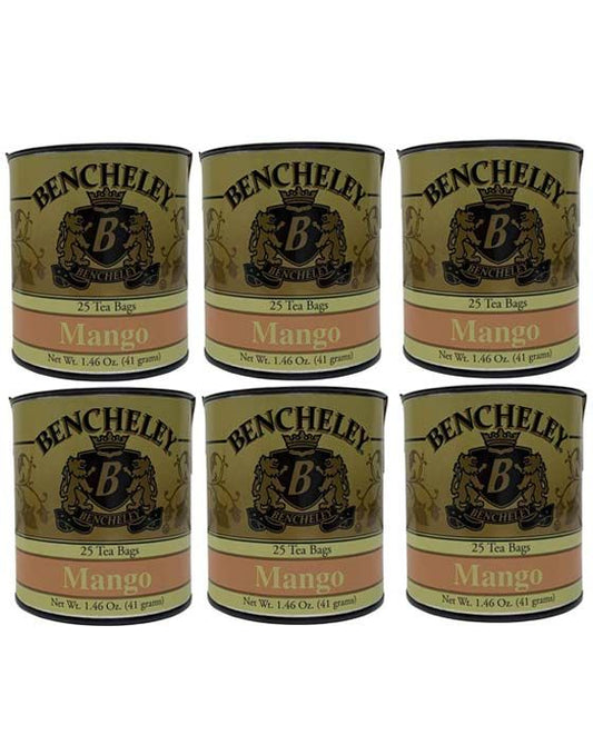 Bencheley Tea Bags, 6/25 Ct Mango Tea