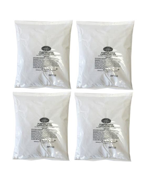 Superior Farmer Brothers Cappuccino Mix Pumpkin Spice 4 Bags (2 Lbs Ea)