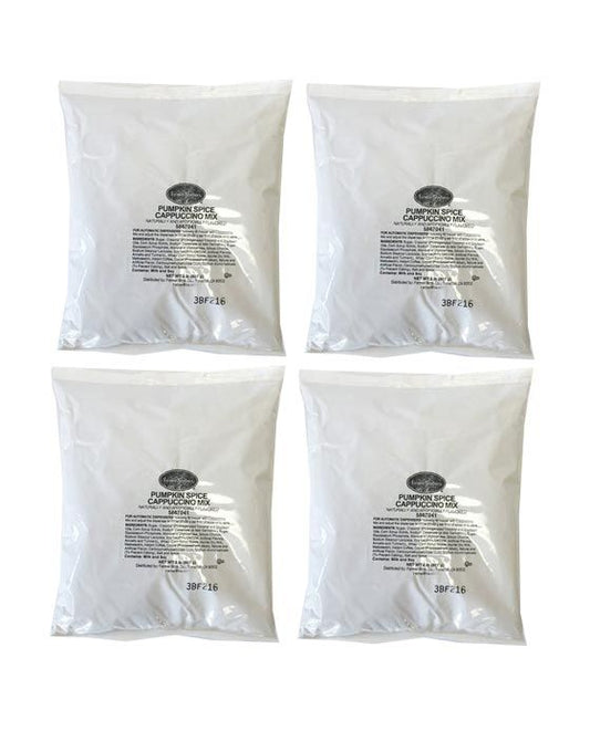 Superior Farmer Brothers Cappuccino Mix Pumpkin Spice 4 Bags (2 Lbs Ea)
