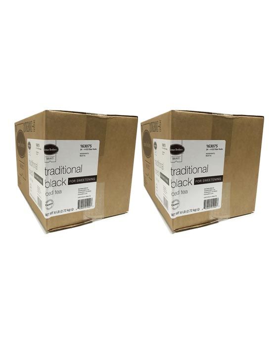  Farmer Brothers Black Iced Tea For Sweetening, 2 Boxes - 24/4 Oz