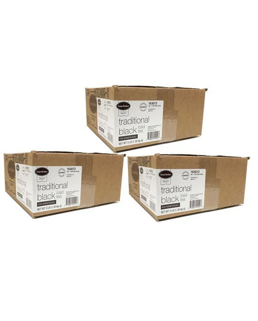  Farmer Brothers Black Iced Tea For Sweetening, 3 Boxes - 48/1 Oz