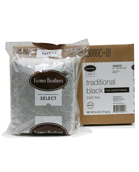  Farmer Brothers Black Iced Tea For Sweetening, 3 Boxes - 24/4 Oz