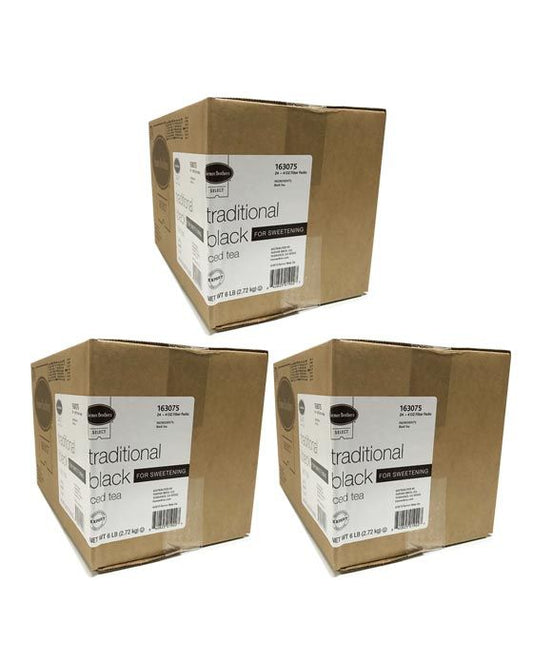  Farmer Brothers Black Iced Tea For Sweetening, 3 Boxes - 24/4 Oz