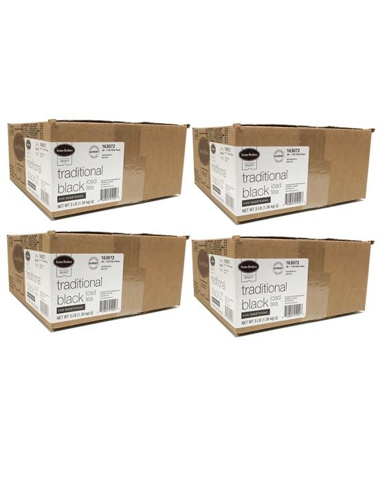  Farmer Brothers Black Iced Tea For Sweetening, 4 Boxes - 48/1 Oz