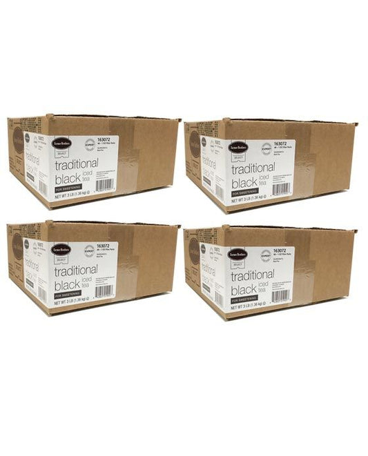  Farmer Brothers Black Iced Tea For Sweetening, 4 Boxes - 48/1 Oz
