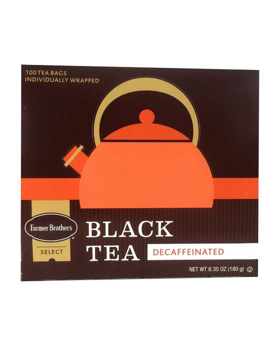  Farmer Brothers Black Tea: 3 Boxes Regular & 3 Boxes Decaf