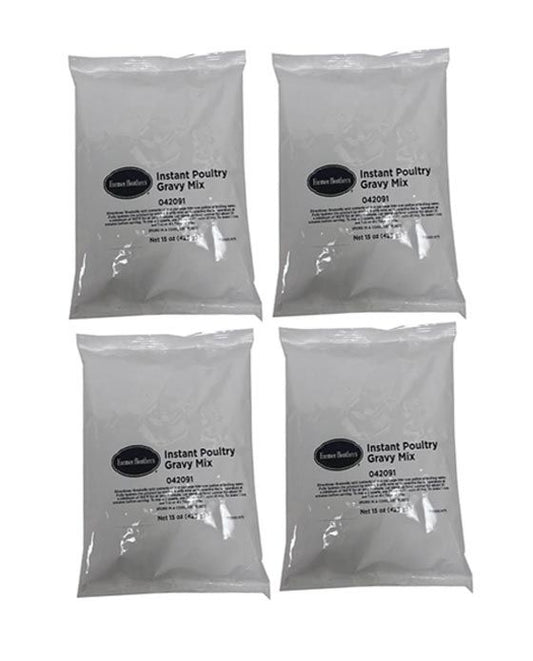  Farmer Brothers Instant Poultry Gravy (4 Bags/15 Oz Ea.)