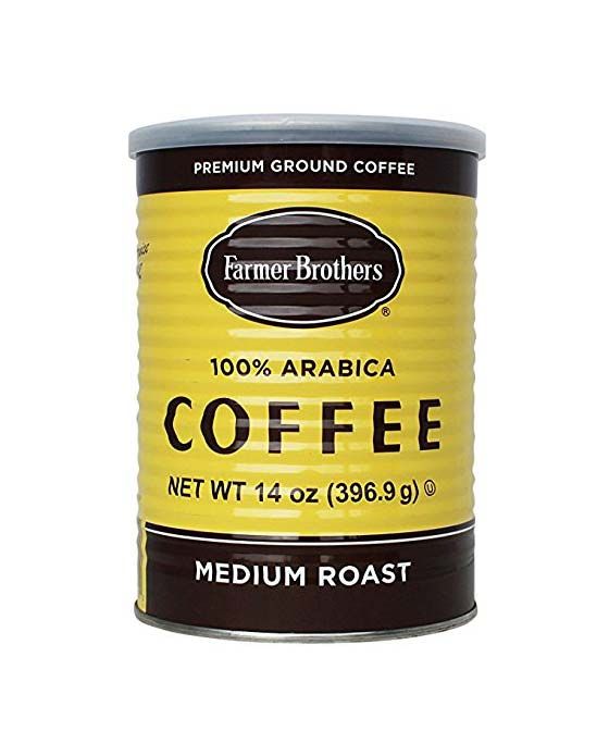  Farmer Brothers Medium Roast Ground Coffee (24 Cans/14 Oz)
