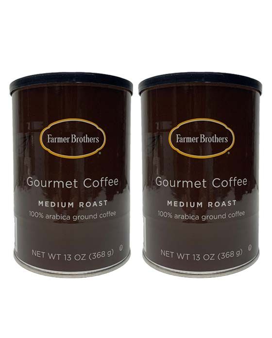  Farmer Brothers Medium Roast Ground Coffee(2 Cans/13 Oz)