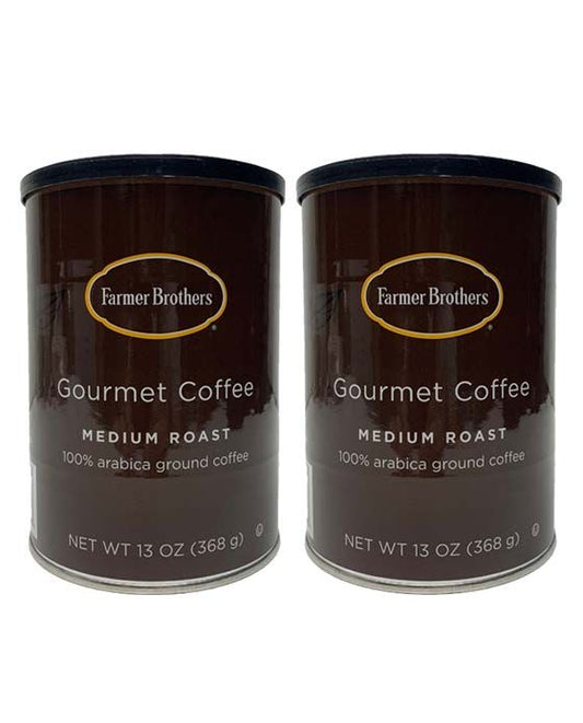  Farmer Brothers Medium Roast Ground Coffee(2 Cans/13 Oz)