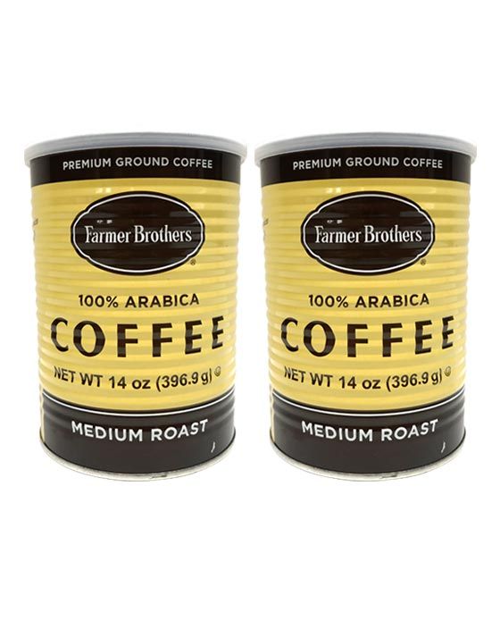  Farmer Brothers Medium Roast Ground Coffee (2 Cans/14 Oz)