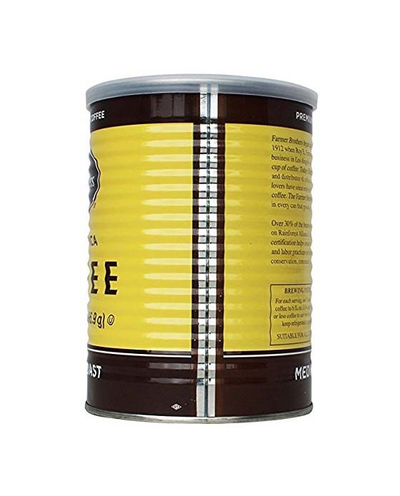 Farmer Brothers Medium Roast Ground Coffee (5 Cans/14 Oz)